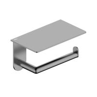 Бумагодержатель с полкой ABBER Pol 316 AA1930BGG брашированная оружейная сталь