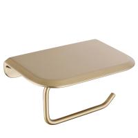 Бумагодержатель с полкой для телефона ABBER Nord AA1530G золото матовое