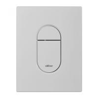 Кнопка смыва ABBER AC0124MW пневматическая, белая матовая