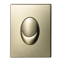 Кнопка смыва ABBER AC0125BG пневматическая, золото брашированное