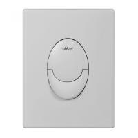 Кнопка смыва ABBER AC0125MW пневматическая, белая матовая