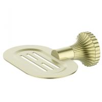 Мыльница с держателем ABBER Imperium AA1I58BG, золото брашированное