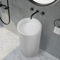 Раковина отдельностоящая ABBER Stein AS2501 белая матовая