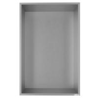 Скрытая настенная ниша из нержавеющей стали ABBER Nischen AN3001BST сталь брашированная