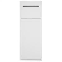 Скрытая настенная ниша из нержавеющей стали ABBER Nischen AN3008MW, белая матовая