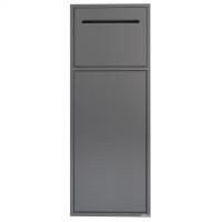 Скрытая настенная ниша из нержавеющей стали ABBER Nischen AN3008NG, никель