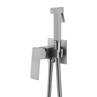 Смеситель ABBER Daheim УСAF8226SP-05 с гигиеническим душем, сатин, Ограниченно годен