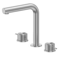 Смеситель ABBER Emotion 316 AF8808BST для раковины, брашированная сталь