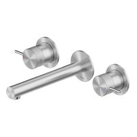 Смеситель ABBER Emotion 316 AF88121BST-M для раковины скрытого монтажа, брашированная сталь