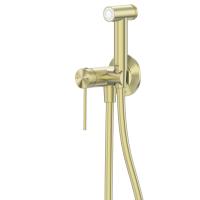 Смеситель ABBER Emotion 316 AF8825BG с гигиеническим душем, брашированное светлое золото