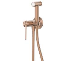 Смеситель ABBER Emotion 316 AF8825BRG с гигиеническим душем, брашированное розовое золото