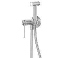 Смеситель ABBER Emotion 316 AF8825BST с гигиеническим душем, брашированная сталь