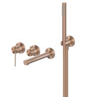 Смеситель ABBER Emotion 316 AF8830BRG для ванны скрытого монтажа, брашированное розовое золото