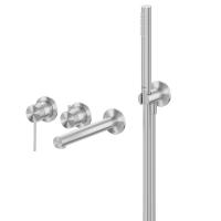 Смеситель ABBER Emotion 316 AF8830BST для ванны скрытого монтажа, брашированная сталь