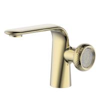 Смеситель ABBER Glanz AF8H10SG для раковины, сияющее золото