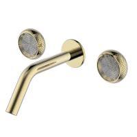 Смеситель ABBER Glanz AF8H121SG для раковины скрытого монтажа, сияющее золото