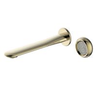 Смеситель ABBER Glanz AF8H12SG для раковины скрытого монтажа, сияющее золото