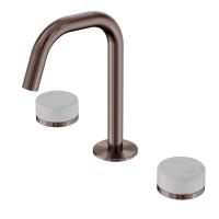 Смеситель ABBER Marmor AF8B07BZ для раковины, без ручек, бронза брашированная