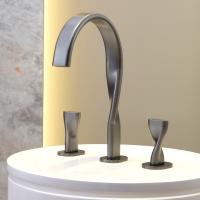 Смеситель ABBER Tanz AF8C08GM для раковины, оружейная сталь