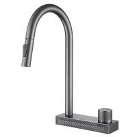 Смеситель ABBER Wasser Kreis УСAF8114NG-01 для кухни с выдвижной лейкой, никель, Ограниченно годен