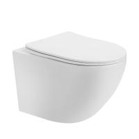 Унитаз ABBER Bequem AC1100T подвесной белый, безободковый, смыв торнадо-02