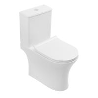 Унитаз ABBER Bequem AC1136 компакт белый, безободковый