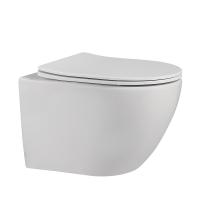 Унитаз ABBER Bequem УМAC1100MW-129 подвесной белый матовый, безободковый, Ограниченно годен