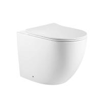 Унитаз ABBER Bequem УСAC1111TMW-01 приставной белый матовый, безободковый, смыв торнадо