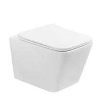 Унитаз ABBER Rechteck AC1201T подвесной белый, безободковый, смыв торнадо-01